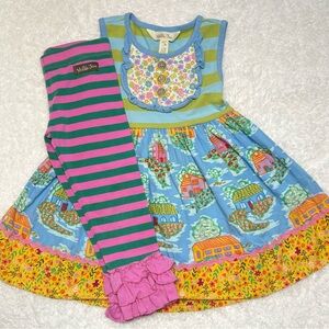 2T Matilda Jane Dress and Leggings